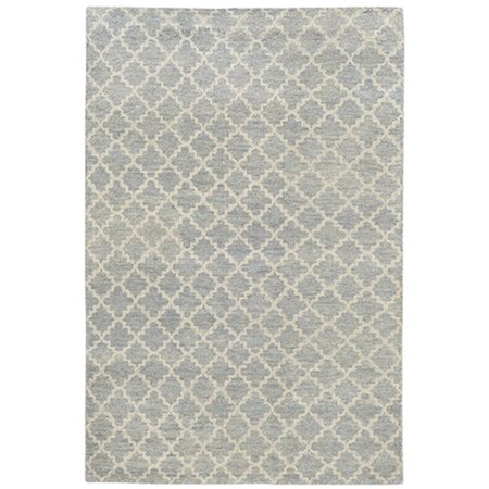 ESPECTACULO Maddox 5650 Hand Knotted Wool Rectangle Rug, Blue - 15 ft. x 8 ft. ES1862357